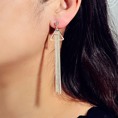 

Women's Earrings Geometrical Wedding Elegant Trendy Fashion Modern Boho Earrings Jewelry Silver For Party Evening Gift Engagement Vacation Beach 1 Pair