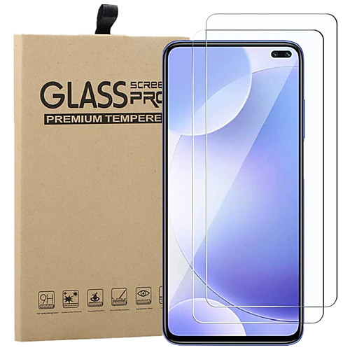 

2pcs Protective Glass For Xiaomi Mi POCO F2 Pro / Poco X2 / 10 Lite / Redmi 10X / 10 Xpro / K30I / K30Pro Zoom / Note 9 / Note 9Pro / 9S / 8t / 8Pro Screen Protector Glass Safety Film