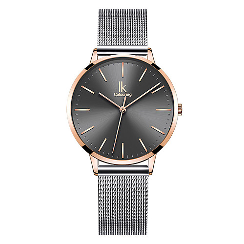 

Women's Quartz Watches Casual Fashion Stainless Steel Quartz Rose Gold SilverGray GoldenBlack Water Resistant / Waterproof Analog