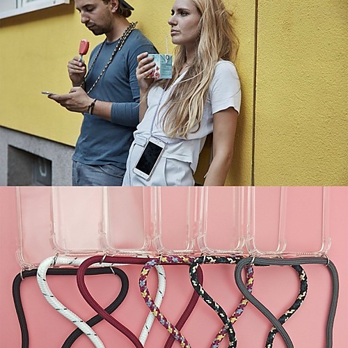 

Strap Cord Chain Phone Cover for iPhone 7 8 11 pro XS Max XR X SE 2020 6s Necklace Lanyard Carry For iPhone 7 8 plus 11 pro Case