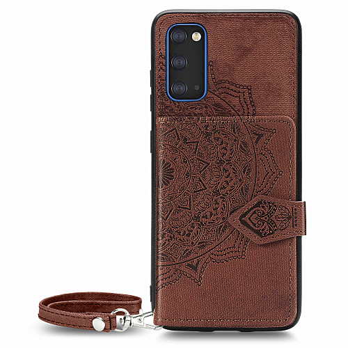 

Case For Samsung Galaxy S9 / S9 Plus / S8 Plus Wallet / Card Holder / Pattern Back Cover Flower Oxford Cloth