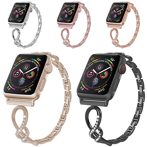 

Smart Watch Band for Apple iWatch 1 pcs Classic Buckle Stainless Steel Replacement Wrist Strap for Apple Watch Series 5 Apple Watch Series SE / 6/5/4/3/2/1 38mm 40mm 42mm 44mm