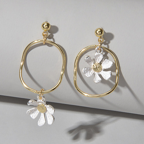 

Women's Earrings Classic Wedding Classic European Trendy Fashion French Earrings Jewelry Gold For Party Evening Engagement Vacation Birthday Beach 1 Pair