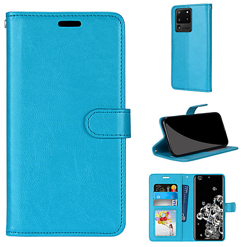 

Case For Samsung Galaxy S9 / S9 Plus / Galaxy A7(2018) Card Holder / Shockproof / Flip Full Body Cases Solid Colored PU Leather / TPU