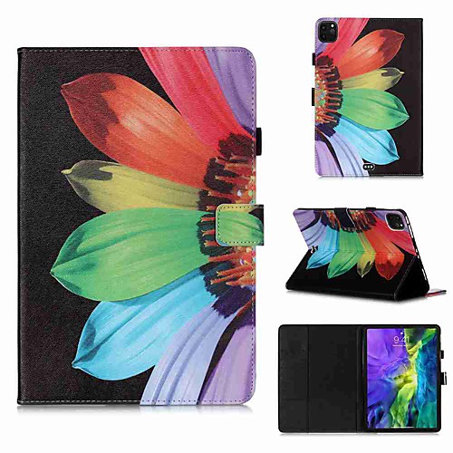 

Case For Apple iPad Pro 11''(2020) / iPad 2019 10.2 / Ipad air3 10.5' 2019 Wallet / Card Holder / with Stand Full Body Cases Sunflower PU Leather / TPU for iPad Air / iPad 4/3/2 / iPad (2018)