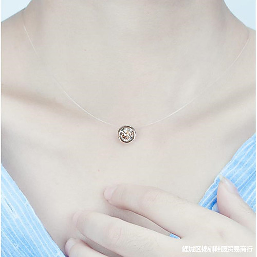 

Women's Choker Necklace Pendant Necklace Dainty Elegant Trendy Fashion Chrome White 40 cm Necklace Jewelry For Prom Street Birthday Party Beach Festival