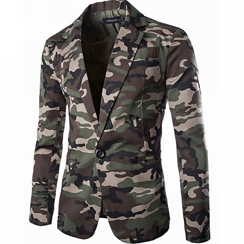 

Men's Blazer Army Green / Gray US34 / UK34 / EU42 / US36 / UK36 / EU44 / US38 / UK38 / EU46