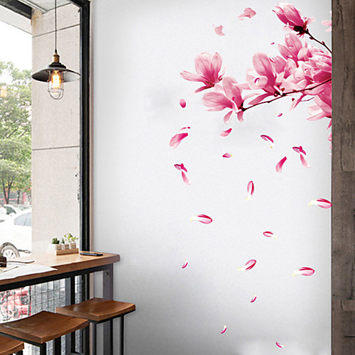

Floral / Botanical Wall Stickers Plane Wall Stickers Decorative Wall Stickers, PVC Home Decoration Wall Decal Wall Decoration 1pc
