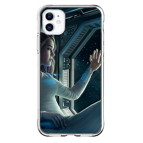 

Case For Apple iPhone 11 11 Pro 11 Pro Max XS XR XS Max 8 Plus 7 Plus 6S Plus 8 7 6 6s SE 5 5S Transparent SpaceX Pattern Fall Proof Back Cover Soft TPU