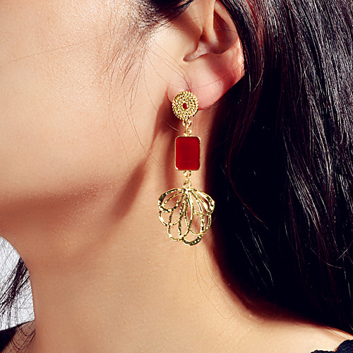 

Women's Earrings Geometrical Shell Stylish Punk Sweet Modern French Earrings Jewelry Gold For Party Evening Engagement Vacation Birthday Beach 1 Pair