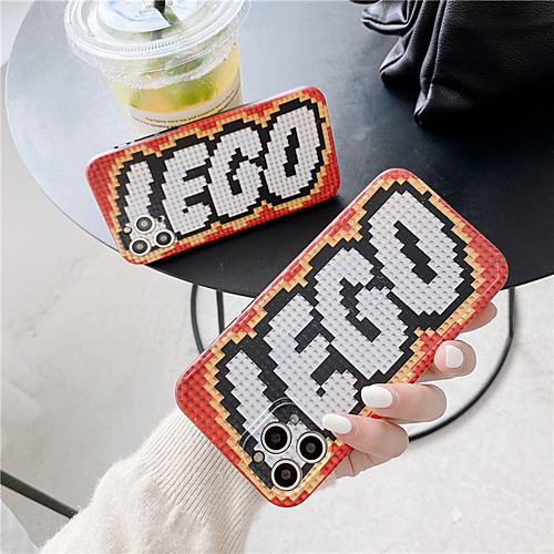 

Luxury brand building blocks 3D non-slip dots photo frame silicone soft cover for iphone 11Pro MAX XR X SE 2020 7 8plus phone case
