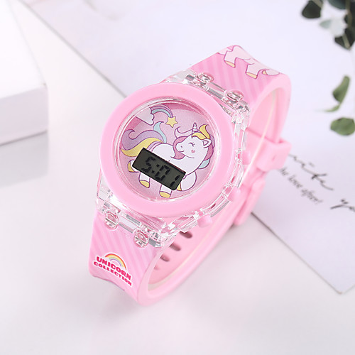 

Kids Digital Watch Digital Digital Sporty Stylish Fashion Chronograph Cute LED Light / Silicone
