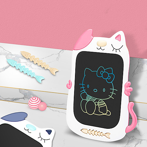 

Drawing Tablet Writing Tablet LCD Electronic Doodle Pads Drawing Board Cat ABS with Lock Screen Function Adults Kids Boys and Girls for Birthday Gifts or Party Favors