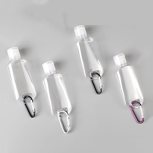 

60ml Cute Mini Hand Sanitizer Hand Gel Holder Portable Safe Gel Holder Travel Shampoo Soap Dispenser Bottle 3 PCS