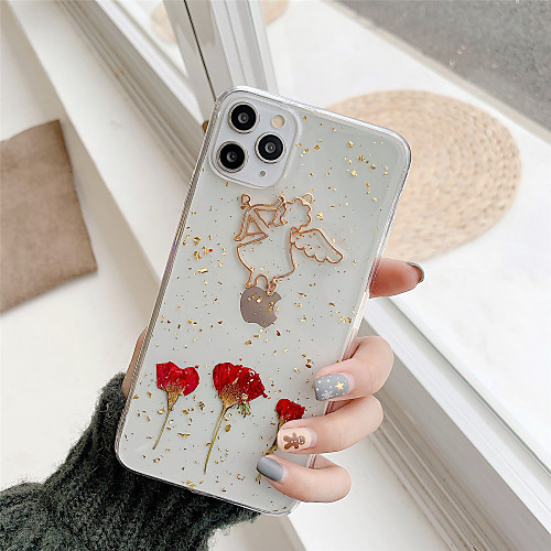 

Drive in Real Flower TPU Lovers Protection Cover for Apple iPhone Case 11 Pro Max X XR XS Max 8 Plus 7 Plus SE(2020)