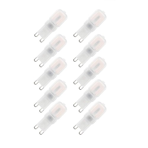 

10pcs 3 W LED Bi-pin Lights 300 lm G9 T 14 LED Beads SMD 2835 Yellow 220-240 V 110-120 V