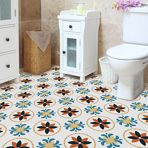 

color flooring pasted with waterproof and wear-resistant tiles pasted with household self-adhesive wall pasted with color floor tiles 4Pcs 3030cm