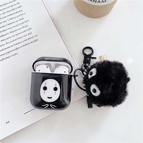 

For Apple AirPods Faceless Man Case 3D Cute Kawaii Anime Cartoon No Face Man Wireless Earphone Protective Cover for Airpods 2