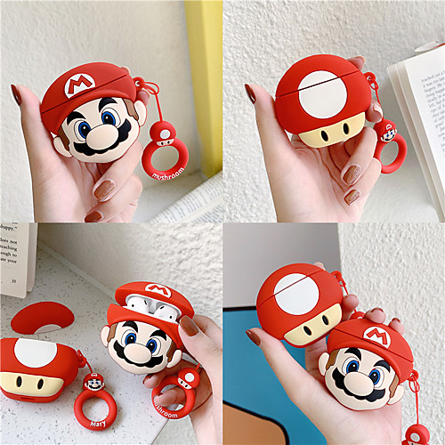 

3D Silicone Cartoon Coque Super Marios Bros Case for air pods pro 3 earphone Cover For Apple Airpods Silicone Cases Funda