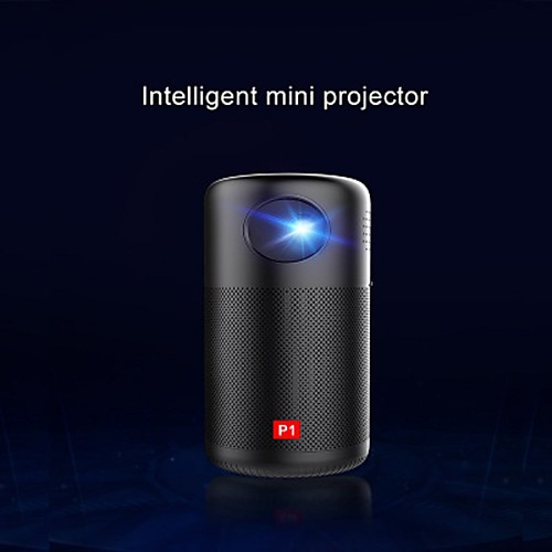 

LITBest P1 LED Projector Anker Nebula Capsule Smart Wi-Fi Mini Projector Black 150 ANSI Lumen Portable Projector 360° Speaker Movie Projector