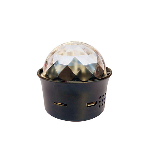 

1pcs Car Dj Light Usb Led Par Disco Ball Par Car Led Dmx Stage Effect Light RGB LED Crystal Magic Club LED Party Supplies KTV