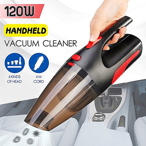 

Car Vacuum Cleaner Portable Handheld Wireless/Car Plug 120W 12V 5000 PA Super Hygroscopic/Dry Car Vacuum Cleaner