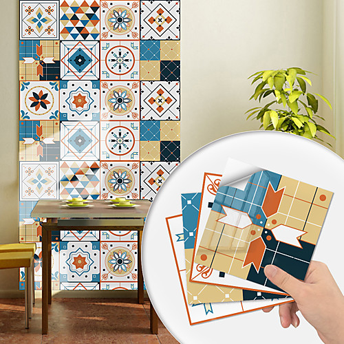 

Hard Tiles Cabinet Stickers Oil-proof Waterproof Self-adhesive Tiles Renovated Stickers Tv Background Wall Stickers
