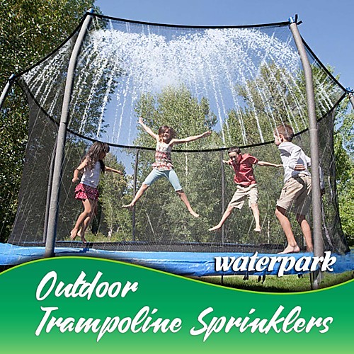 

Trampoline Sprinkler Trampoline Spray Sprinkler Game Toys Water Toys Trampoline Accessories Sports & Outdoors Funny Summer Spring & Summer Outdoor Water Park Boys and Girls Kid's Adults