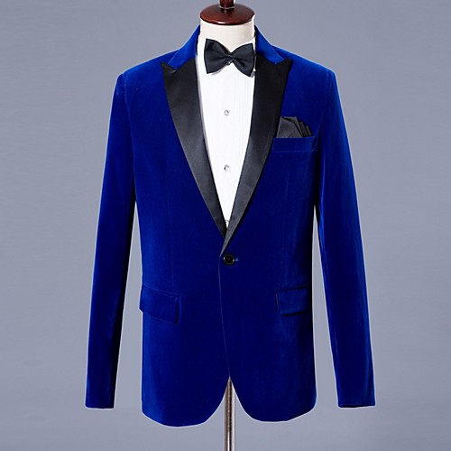 

Men's Blazer Wine / Blue US34 / UK34 / EU42 / US36 / UK36 / EU44 / US40 / UK40 / EU48