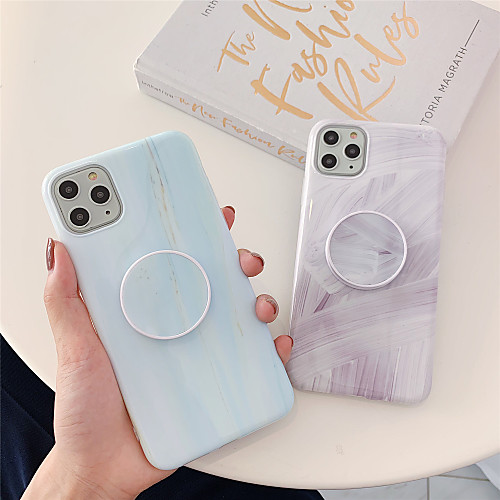 

Marble TPU with Ring Holder Protection Cover for Apple iPhone Case 11 Pro Max X XR XS Max 8 Plus 7 Plus SE(2020)