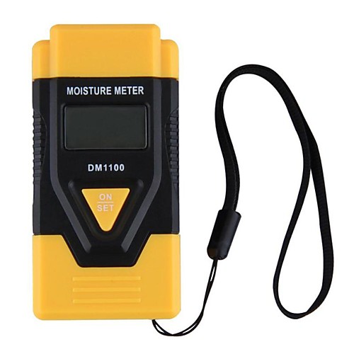 

DM1100 LCD Display Digital Wood Moisture Meter Humidity Tester Detector Hygrometer Two Pins Wood Humidity Tester Timber Damp