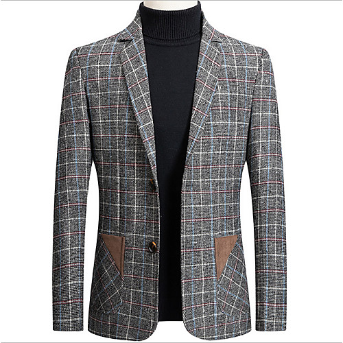 

Men's Blazer Yellow / Gray US32 / UK32 / EU40 / US34 / UK34 / EU42 / US36 / UK36 / EU44
