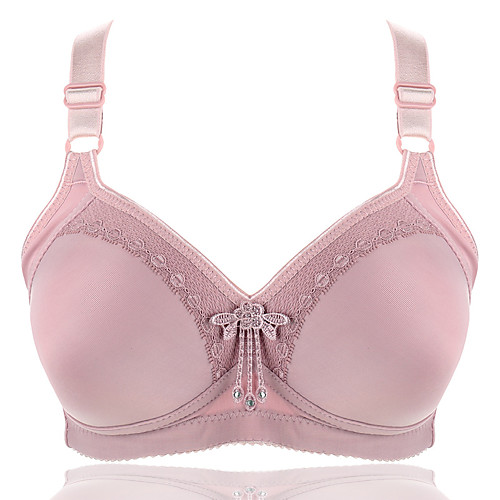 

Women's Push-up Wireless Full Coverage Bra Black Purple Blushing Pink