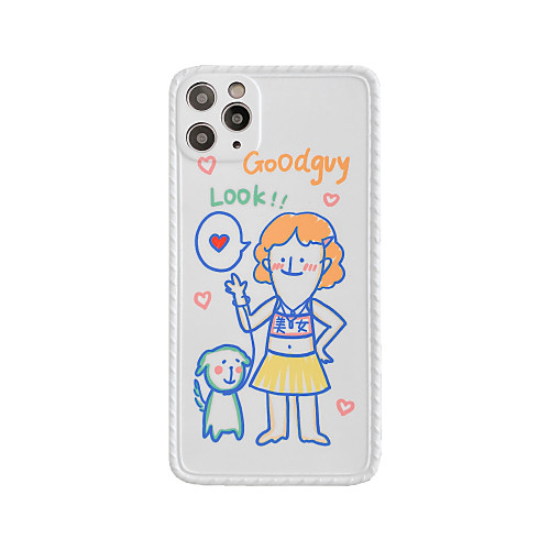 

Case For Apple iPhone 11 / iPhone 11 Pro / iPhone 11 Pro Max Shockproof Back Cover Cartoon TPU