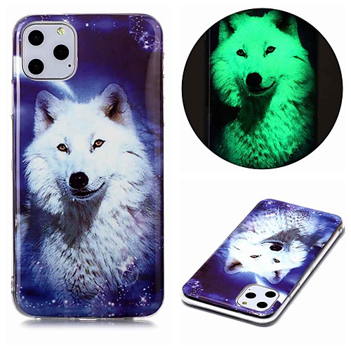 

Case For Apple iPhone 11 / iPhone 11 Pro / iPhone 11 Pro Max Glow in the Dark / Pattern Back Cover Animal TPU