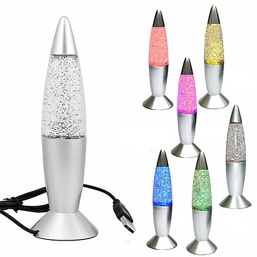 

3D Table Light Color Changing Lava RGB LED USB Powered Night Light