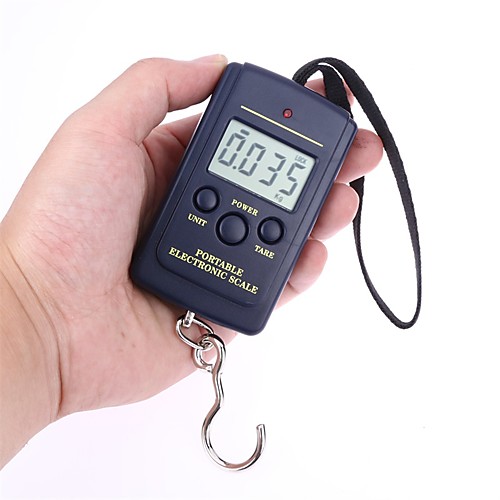 

40kg x 10g Mini Digital Scale For Fishing Luggage Travel Weighting Steelyard Portable Electronic Hanging Hook Scale