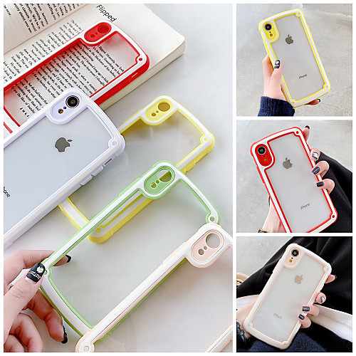 

Candy Transparent Case for Apple iPhone Case 11 Pro Max X XR XS Max 8 Plus 7 Plus SE(2020) Protection Cover