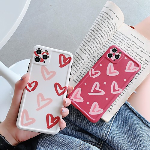 

Case For Apple iPhone 11 / iPhone 11 Pro / iPhone 11 Pro Max Shockproof Back Cover Heart TPU