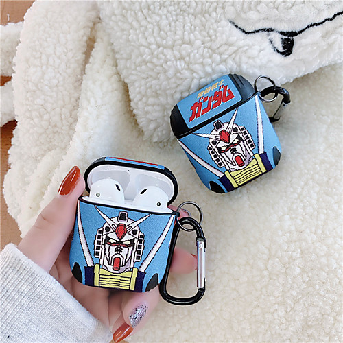 

For Apple AirPods Charging box Case Anime robot Headphone Cases For Air pods 2 Silicon Case Accessories luxury Protector Covers