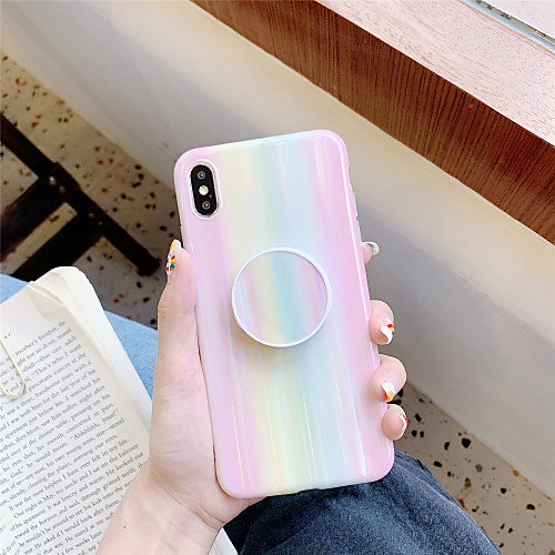 

Laser Marble TPU Protection Cover with Ring Holder for Apple iPhone Case 11 Pro Max X XR XS Max 8 Plus 7 Plus SE(2020)