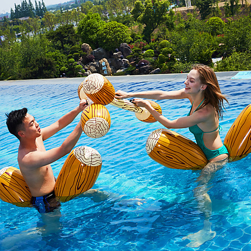 

Inflatable Pool Float Inflatable Ride-on Inflatable Pool Fun PVC Summer Outdoor Beach Swimming Pool Party 4 pcs Men's Women's Adults