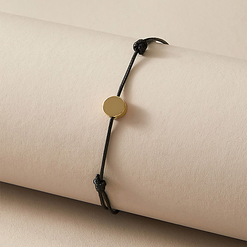 

Women's Vintage Bracelet Bracelet Loom Bracelet Braided Fashion Simple Classic Trendy Fashion Cute Alloy Bracelet Jewelry Black For Party Evening Gift Date Beach Festival