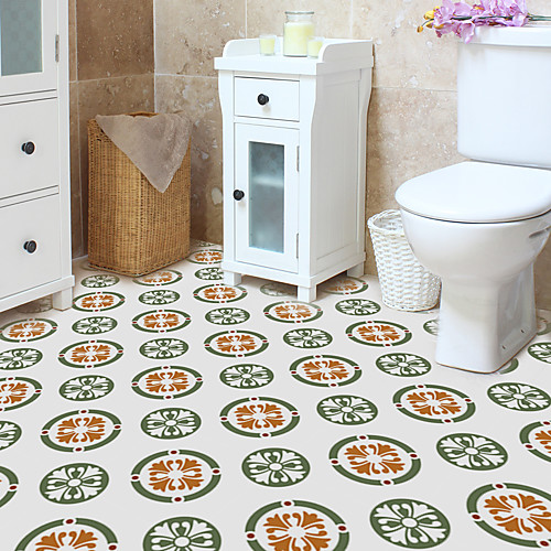

floor paste household self adhesive wall paste waterproof wear-resistant thickened tile paste 4Pcs 3030cm