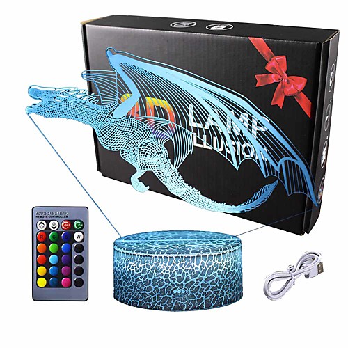 

Big Dinosaur Gifts Dinosaur Light Dinosaur Party Supplies 16 Color Changing Kids Night Light with Touch and Remote Control Kids Dinosaur Toys Lamp Birthday for Kids Boys