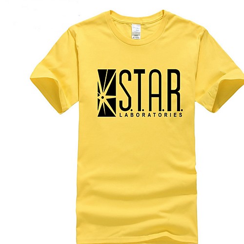 

Women's Letter T-shirt Daily White / Blue / Yellow
