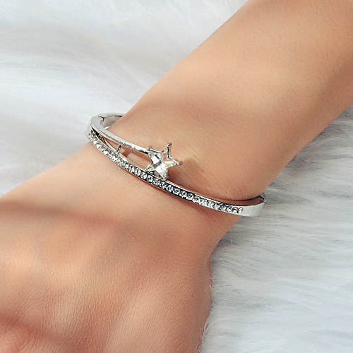 

Women's Bracelet Classic Wedding Elegant Sweet Fashion French Boho Alloy Bracelet Jewelry Rose Gold / Silver For Wedding Party Evening Prom Birthday Beach