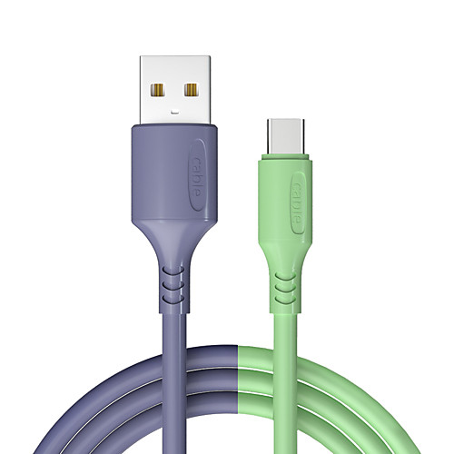 

KawBrown USB Type C Charger Cable for Redmi note 8 Samsung Quick Charge 3.0 USB C Fast Charging Cable USB Type-C Wire For Huawei 1.2M
