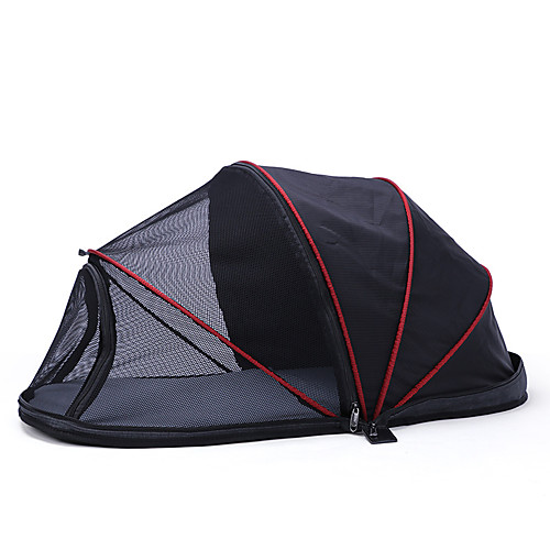 

Dog Cat Pets Bag Cages Bed Lightweight Breathable Foldable Solid Colored Nylon Baby Pet Small Dog Outdoor Hiking Black Blue Gray