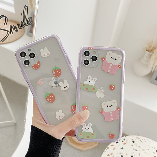 

Hard PC Cartoon Protection Cover for Apple iPhone Case 11 Pro Max X XR XS Max 8 Plus 7 Plus SE(2020)